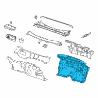 OEM 2018 Chevrolet Impala Insulator Diagram - 23187439