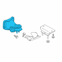 OEM 2020 Nissan Armada Engine Mounting Insulator Assembly, Front Right Diagram - 11210-5ZM0A