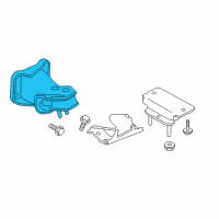 OEM 2017 Nissan Armada Engine Mounting Insulator Assembly, Front Right Diagram - 11210-5ZM0A