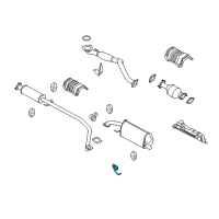 OEM 2010 Pontiac G3 Muffler Hanger Diagram - 96444772