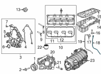 OEM 2022 Jeep Wrangler Oil Dipstick Diagram - 53011513C