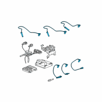 OEM Saturn Relay Cable Set Diagram - 89017320