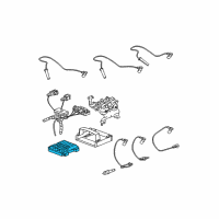 OEM 2004 Chevrolet Malibu Powertrain Control Module Assembly Diagram - 19210734