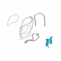 OEM 2002 Pontiac Aztek Window Regulator Diagram - 15911244