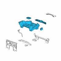 OEM Pontiac Solstice Panel Asm-Rear Floor Diagram - 20834863