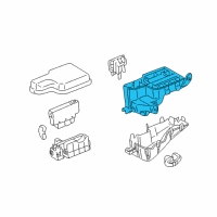 OEM 2015 Toyota Sienna Junction Block Diagram - 82741-08040