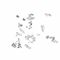 OEM 2007 Ford Explorer Cup Holder Diagram - 6L2Z-7813562-A