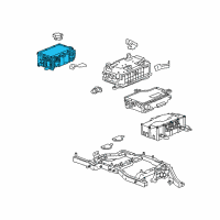 OEM 2015 Chevrolet Spark EV Module Asm-High Voltage Battery Disconnect C Diagram - 23453239
