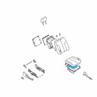 OEM 2005 Nissan Altima Heater Unit-Front Seat Cushion Diagram - 87335-ZB140