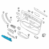 OEM 2017 BMW X3 Front Left Door Opener Diagram - 51-41-7-359-145