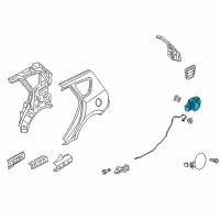 OEM Hyundai Elantra Housing Assembly-Fuel Filler Diagram - 69513-2L200