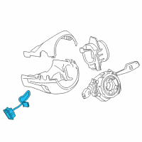 OEM 2013 BMW ActiveHybrid 3 Steering Wheel Heating Push-Button Diagram - 61-31-9-201-736