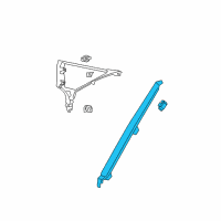 OEM 2016 Lexus ES350 Garnish, Rear Seat Side Diagram - 62551-33110-E0