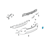 OEM 2010 Saturn Vue Reflector Diagram - 96673826