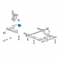 OEM Chevrolet Lower Control Arm Rear Bushing Diagram - 39001027