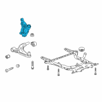 OEM Chevrolet Cruze Knuckle Diagram - 39030299