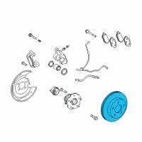 OEM 2010 Scion xB Rotor Diagram - 42431-12290