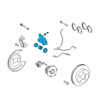 OEM 2015 Scion xB Caliper Diagram - 47830-12230