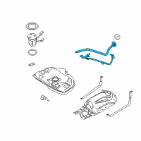 OEM 2008 Lincoln MKZ Pipe Assembly Diagram - 7E5Z-9034-C