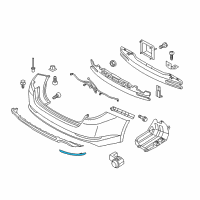 OEM 2015 Kia Optima REFLECTOR/REFLEX Assembly Diagram - 924064U500