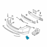 OEM 2015 Kia Optima Ultrasonic Sensor As Diagram - 957204U050ABP