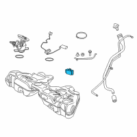 OEM BMW 550i GT Control Unit For Fuel Pump Diagram - 16-14-7-240-389