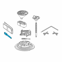 OEM Buick Envision Wrench Diagram - 13348506