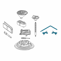 OEM 2019 Buick Cascada Tool Kit Diagram - 13436254