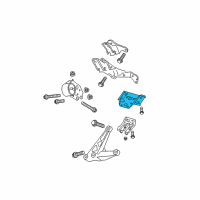 OEM Dodge Dakota Bracket-Transmission Mount Diagram - 52021839AA