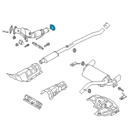 OEM Ford Focus Clamp Diagram - E1GZ-5A215-A