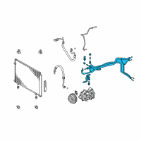 OEM 2015 Toyota Sienna Liquid Line Diagram - 88710-08070