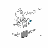 OEM 2005 Lexus IS300 Damper Servo Sub-Assembly (For Mode) Diagram - 87106-30371