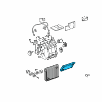 OEM 2001 Lexus GS430 Unit Sub-Assy, Heater Radiator Diagram - 87107-30530