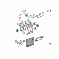 OEM 2007 Lexus SC430 Damp Servo Sub-Assembly Diagram - 87106-30351