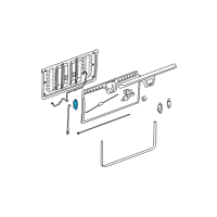 OEM 2012 Cadillac Escalade EXT Latch Diagram - 23158823