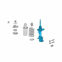 OEM Acura ZDX Shock Absorber Unit, Right Front Diagram - 51605-SZN-A01