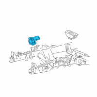 OEM 2004 Lincoln Navigator Front Mount Diagram - 2L1Z-6038-DB