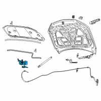 OEM 2015 Chevrolet SS Latch Diagram - 92259900