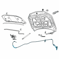 OEM Chevrolet SS Release Handle Diagram - 92273973