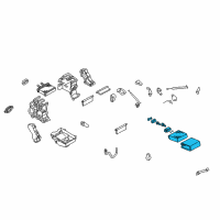 OEM 2005 Nissan Sentra Evaporator Assy-Cooler Diagram - 27280-4Z410