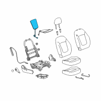 OEM Chevrolet Spark Seat Back Heater Diagram - 95952654