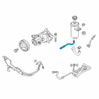 OEM 2010 BMW X6 Radiator Return Line Diagram - 32-41-6-792-490