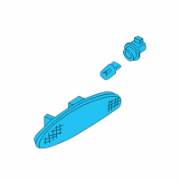 OEM Nissan Maxima Lamp Assembly-Side Marker, RH Diagram - 26180-2Y910