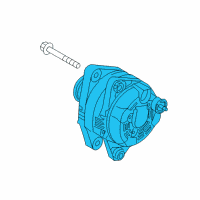 OEM 2020 Hyundai Santa Fe Alternator Assembly Diagram - 37300-2G061