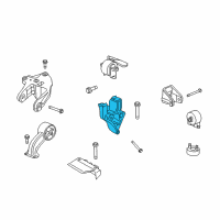 OEM 2011 Chrysler 200 Bracket-Transmission Mount Diagram - 5085826AB