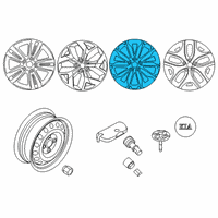 OEM 2018 Kia Sportage Wheel Assembly-Aluminum Diagram - 52910D9310