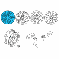 OEM 2019 Kia Sportage Wheel Assembly-Aluminum Diagram - 52910D9210