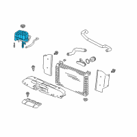 OEM 2006 Cadillac Escalade EXT Reservoir Diagram - 15808715
