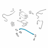 OEM 2012 Ford Flex Crankcase Tube Diagram - 7T4Z-6758-AA