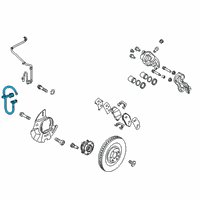 OEM Hyundai Hose-Brake Front, RH Diagram - 58732-S1010